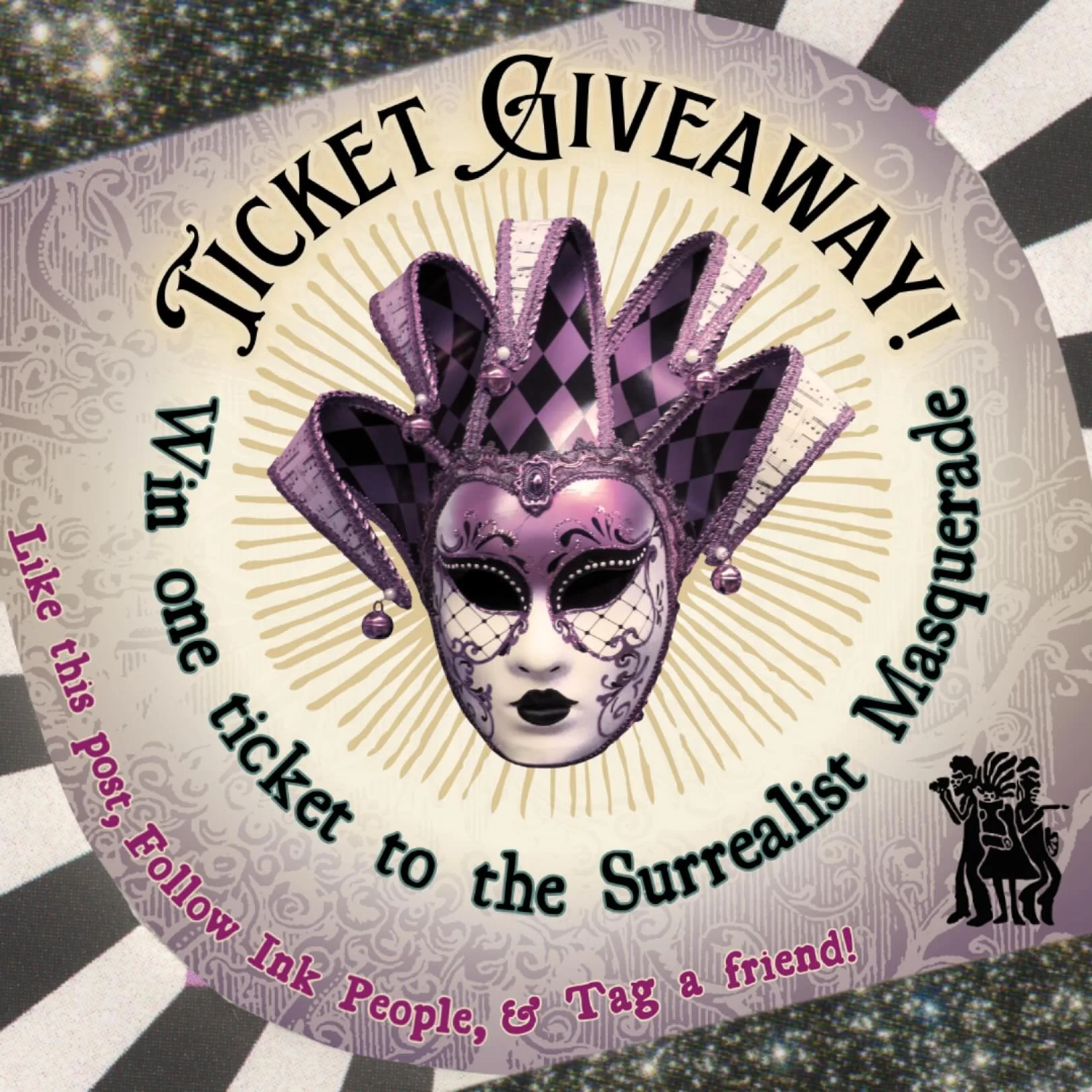 We are giving away one free ticket to the Surrealist Masquerade! 
Here&rsquo;s how to enter: 
Like this post
Follow @inkpeoplecenterforthearts
Tag a friend in the comments, more comments equals more chances to win! 
A name will be drawn next Wednesda