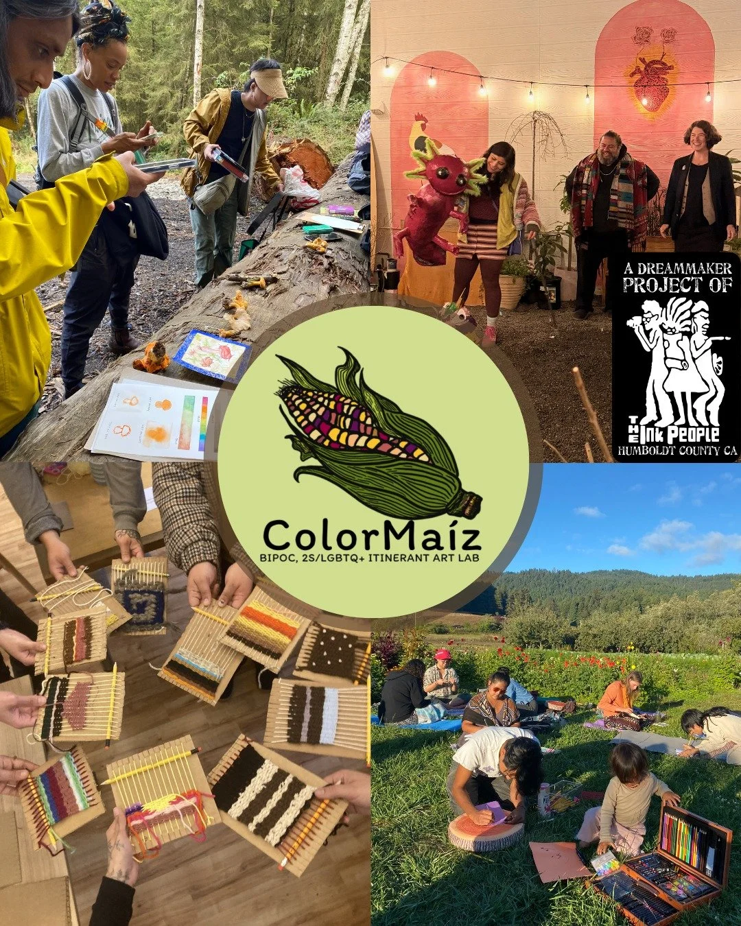 DreamMaker Highlight of the Week: Color Maiz! 

Color Maiz fosters safe, inclusive environments dedicated to mental health resource sharing, and community support. They organize workshops on art, mental health, and bodywork to promote collective heal