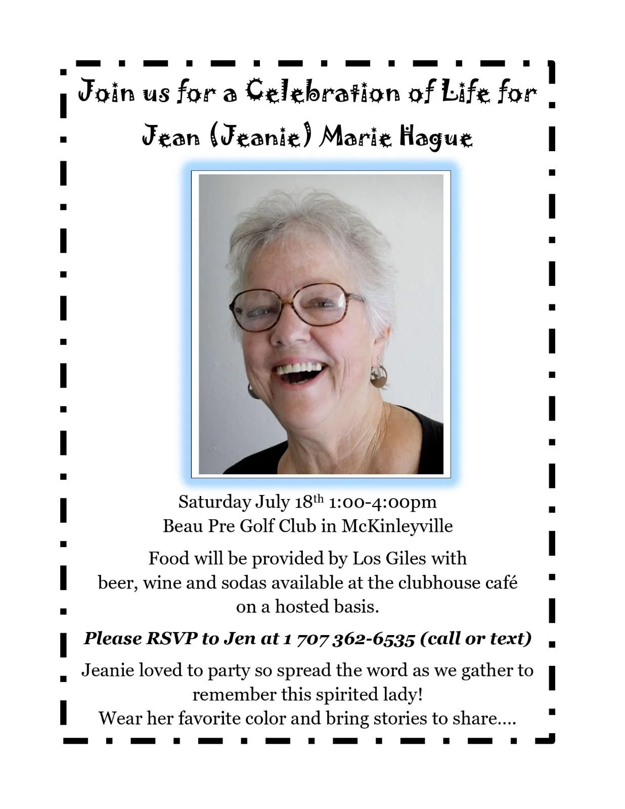 This Saturday, July 18th a gathering will be held to celebrate the life of Jean Hague. Jeanie volunteered at the Ink People for more than 25 years! Every Wednesday Jeanie would arrive to the Ink People office to welcome visitors and answer phone call