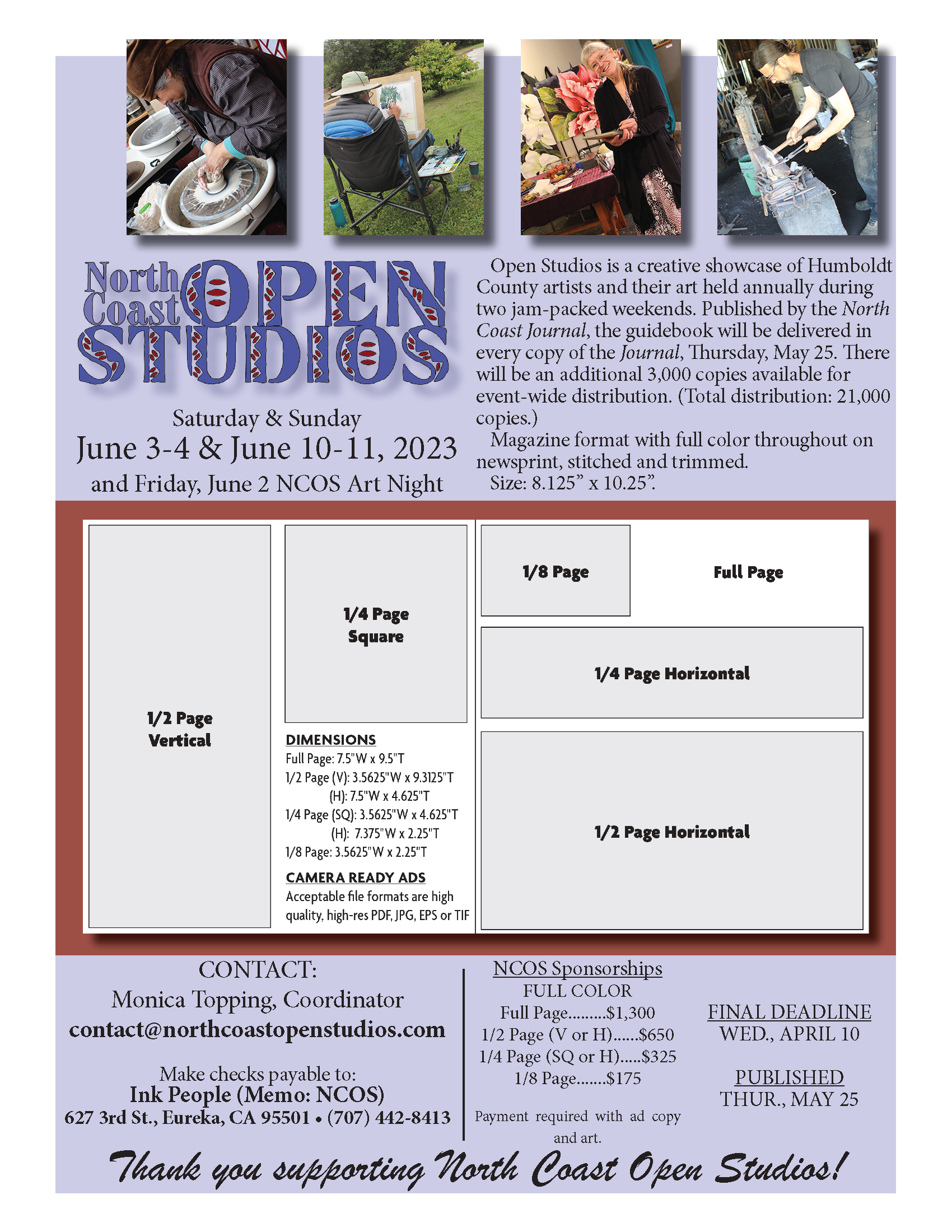 North Coast Open Studios — Ink People Center for the Arts