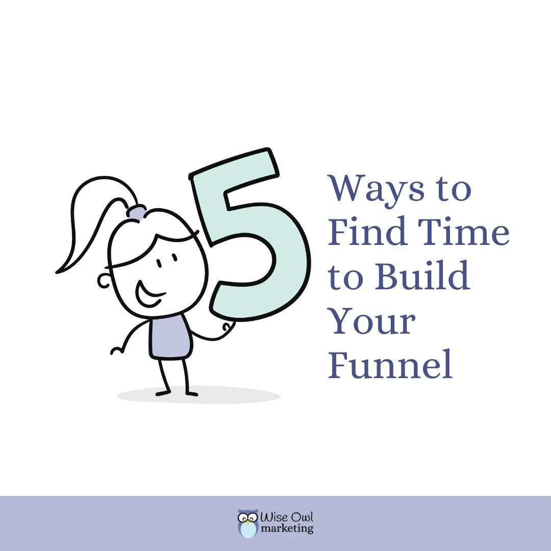 Finding the time to build your marketing funnel can feel intimidating (or even impossible!), but it's a crucial step to growing your business. Here are some things you can do to give yourself more time to build!
.
.
.
#marketing #marketingtips #marke