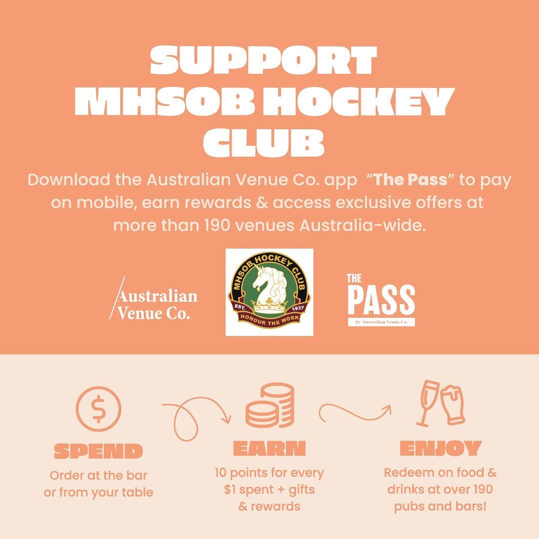 Another year locked in with our friends at @australianvenueco ! Make sure you use the MHSOB code to save 💰and support the club! 🏑🦄 #mhsobhc #hockey #sponsorship