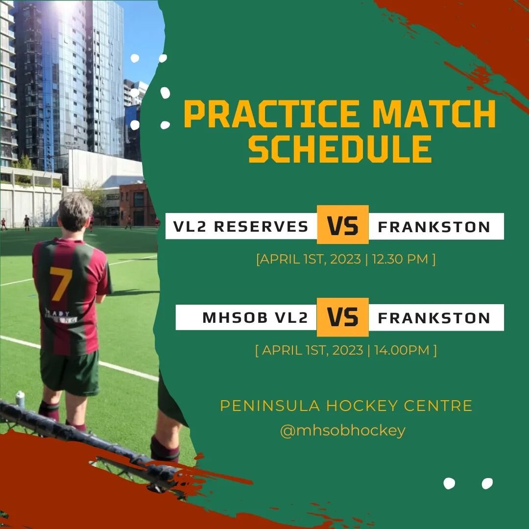 Preseason preparation continues, with our Mens 1's &amp; 2's teams going head to head with Frankston today 🏑🏑🏑 Come and join us to cheer on the teams 🦄