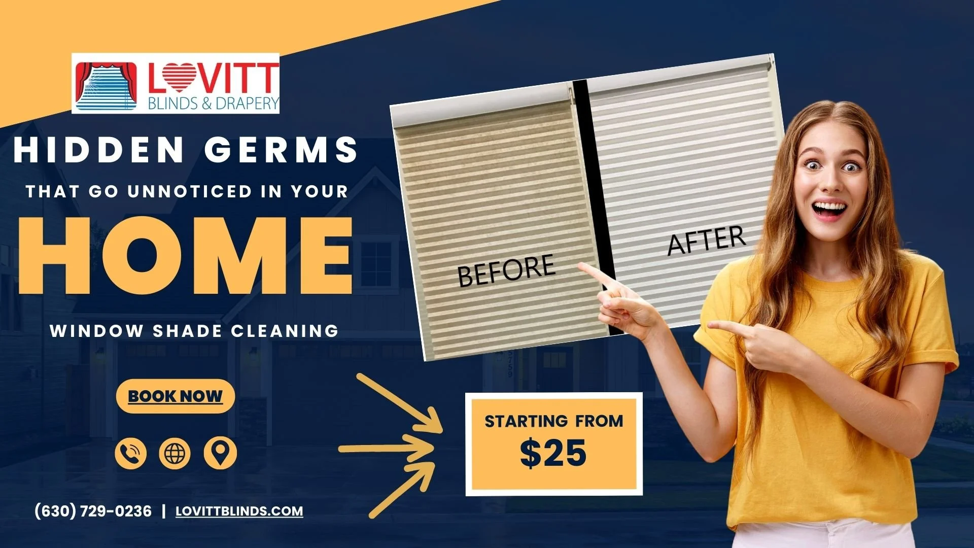 Window Shade Cleaning Lovitt Blinds & Drapery