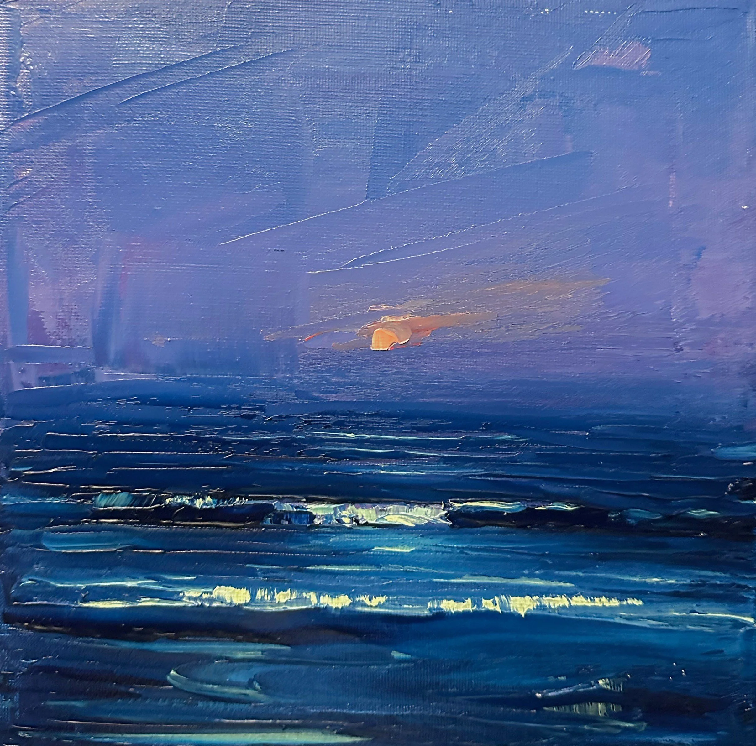 Moon and Waves 8x8 oil.jpeg