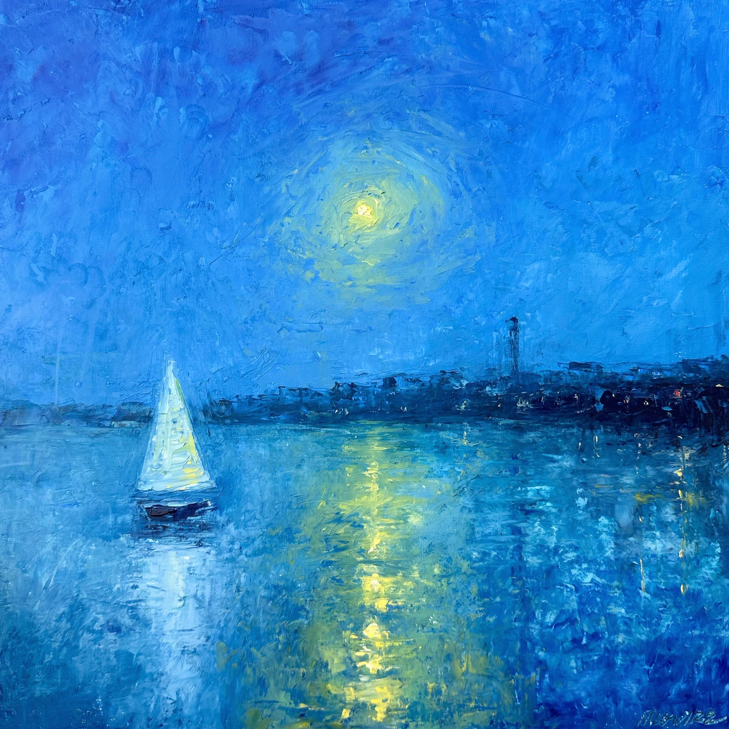 Moonlit Sail