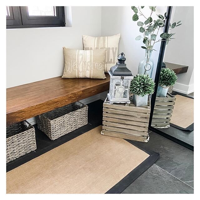 A great entryway takes many things into consideration...space, seating, storage, light, and of course decor! ☺️
&bull;&bull;&bull;&bull;&bull;&bull;&bull;&bull;&bull;&bull;&bull;&bull;&bull;&bull;&bull;&bull;&bull;&bull;&bull;&bull;&bull;&bull;&bull;