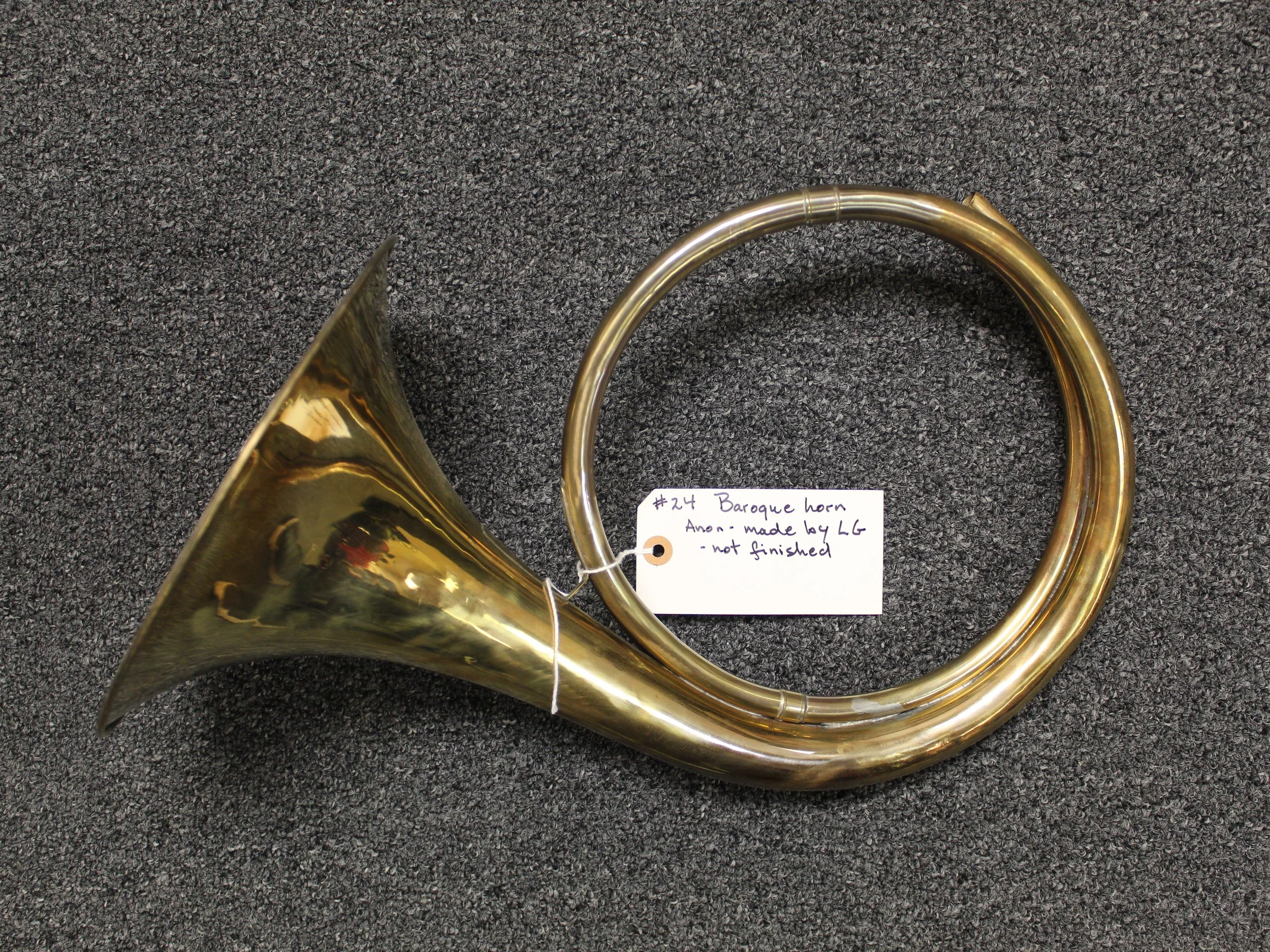 24 Lowell Greer Baroque Orchestral Natural Horn — Hampson Horns