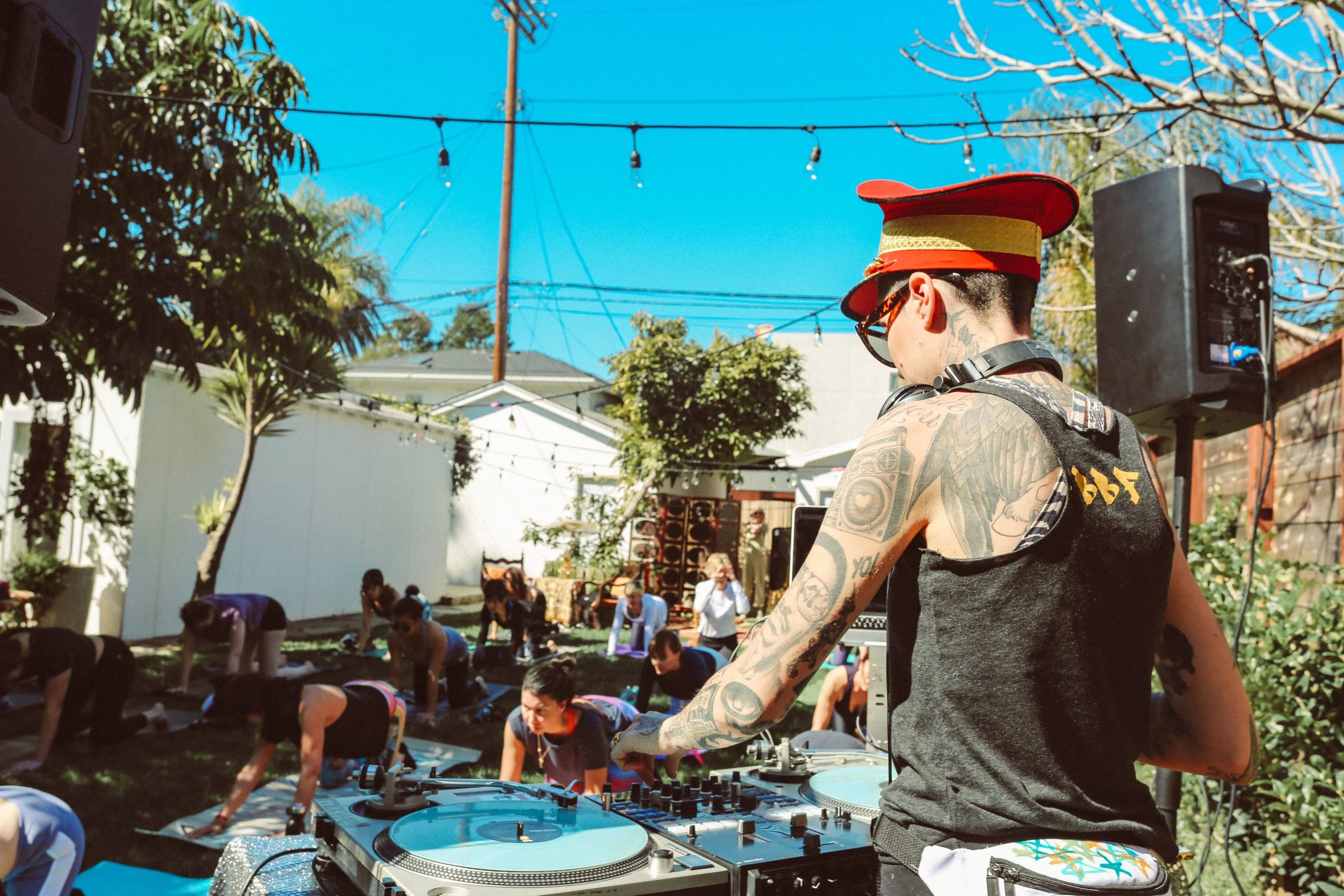 Ry Toast on the turntables