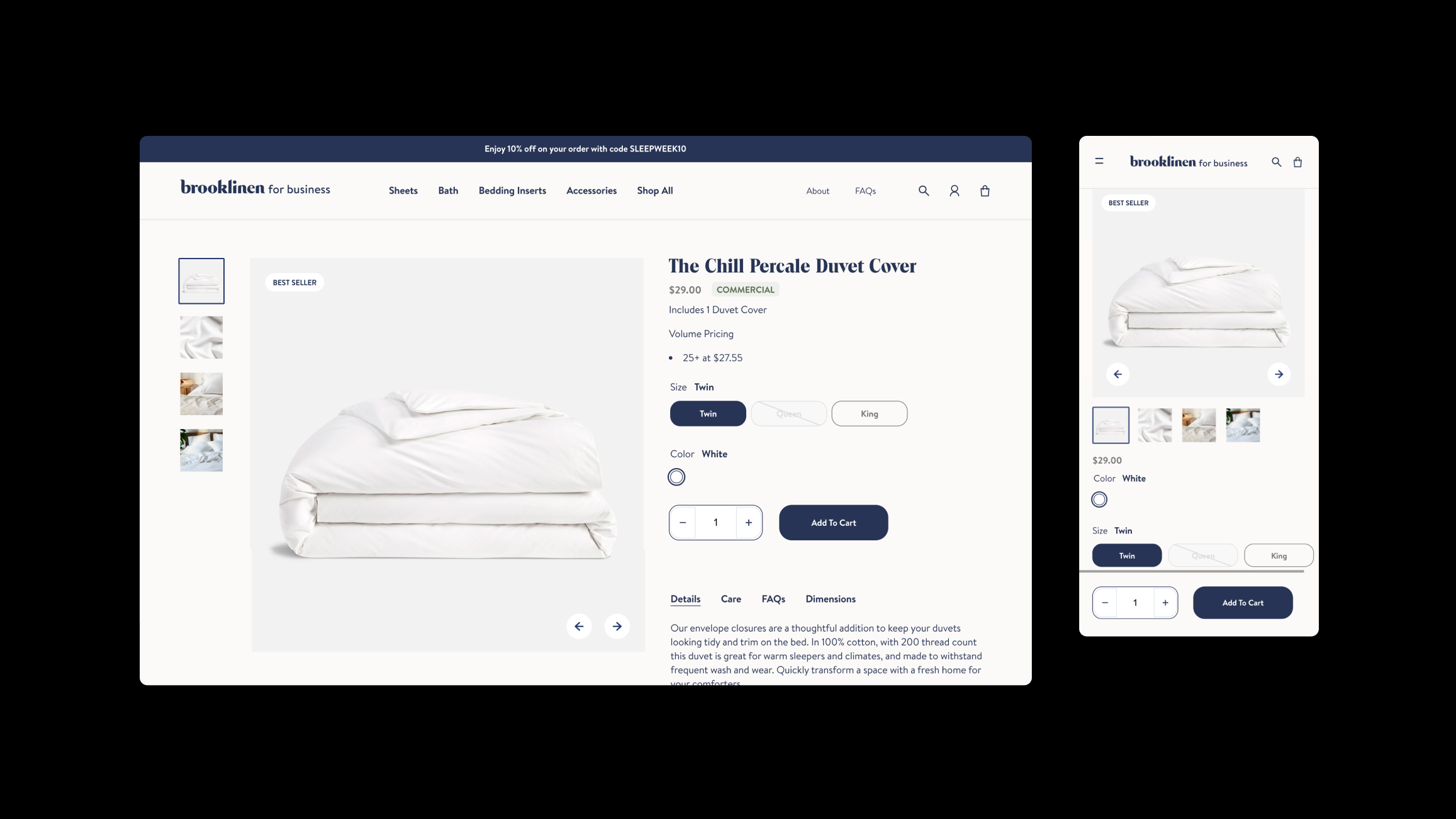 Brooklinen For Business