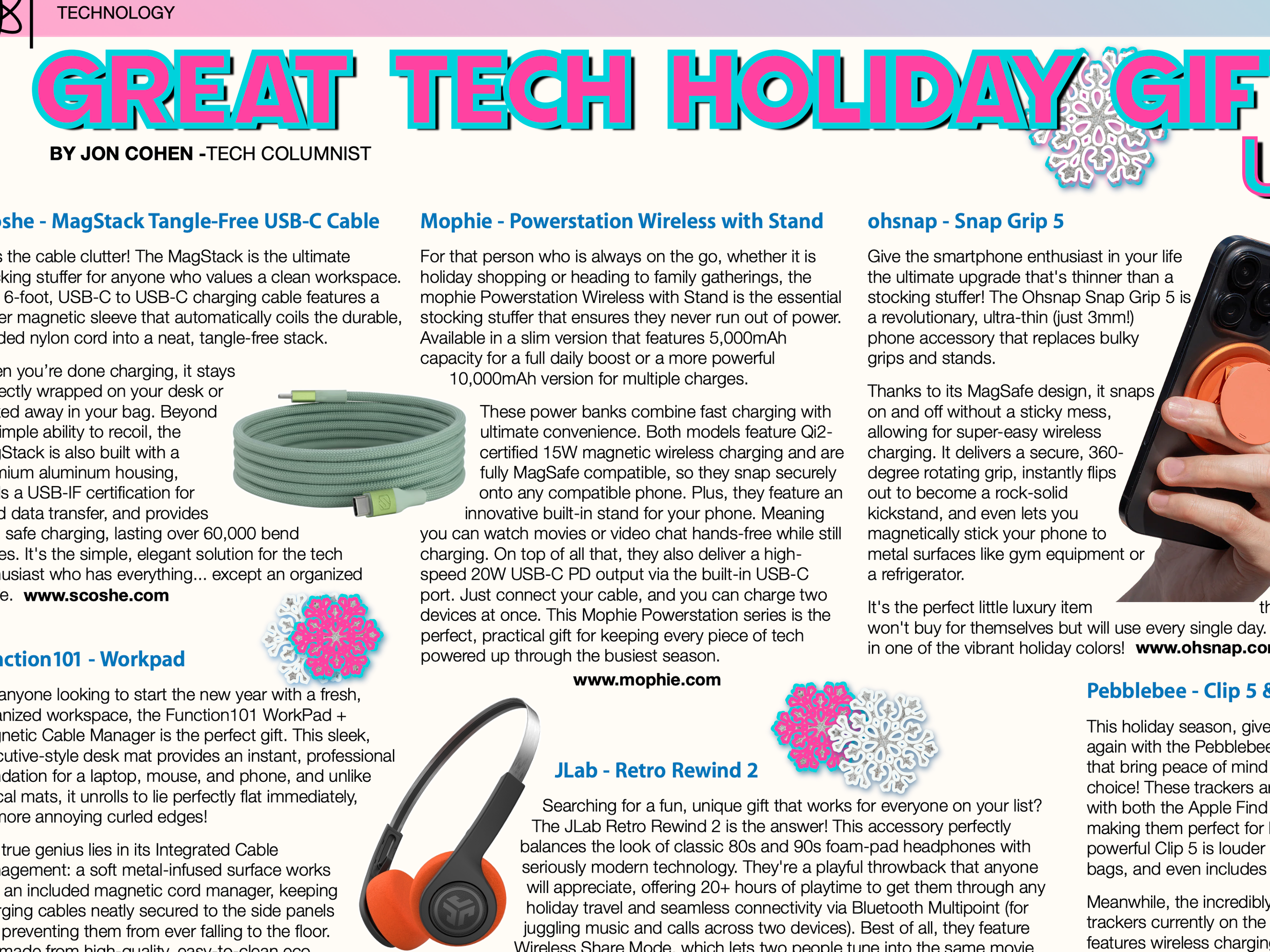 Great Tech Holiday Gifts - Under $100.00
