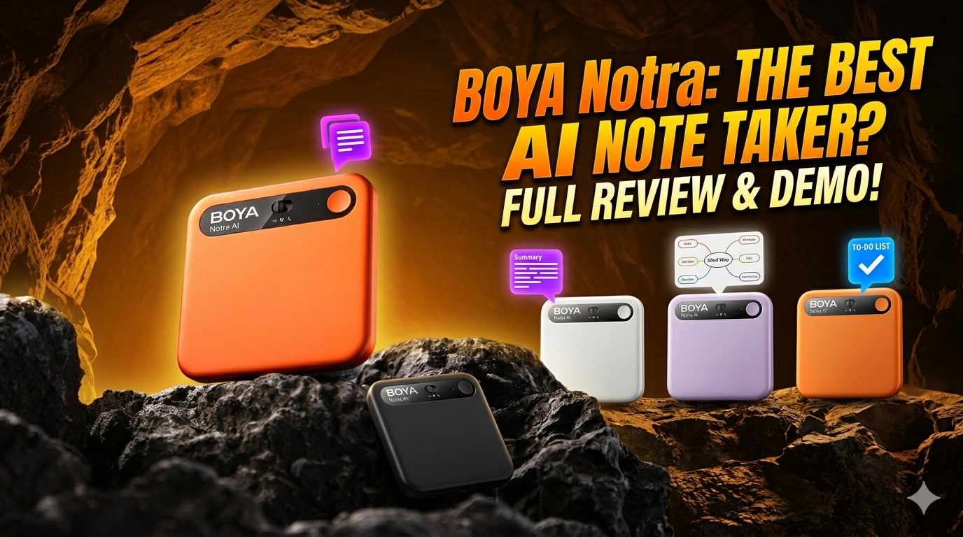 BOYA Notra: The All-In-One AI Solution for Recording Every Conversation