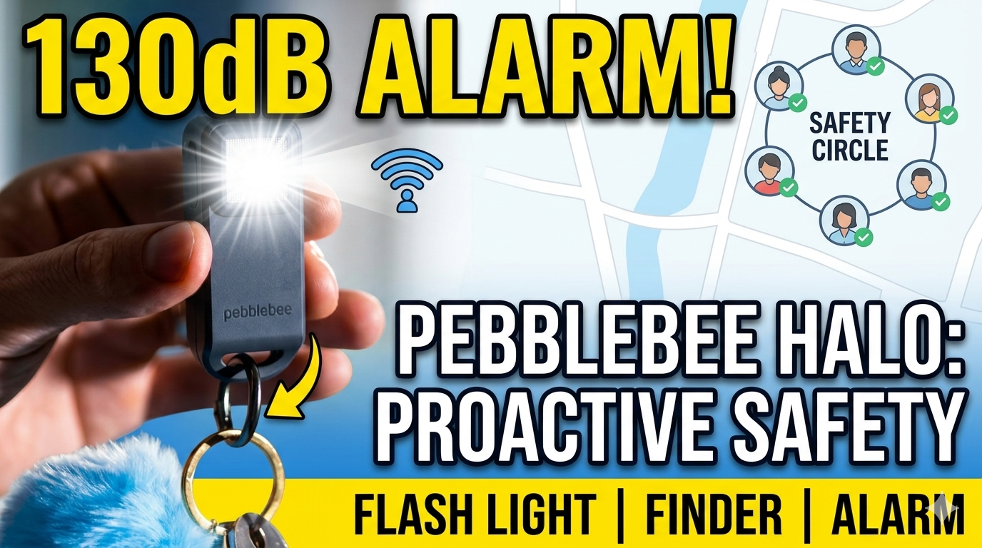 First Look: How the Pebblebee Halo Aims to Keep You Safe and Connected