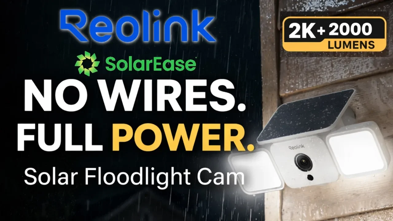 Reolink Solar Floodlight Cam: The Ultimate Wire-Free Security?