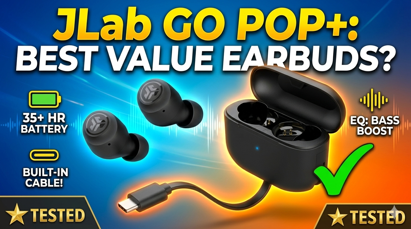 The Sub-$30 Earbud Surprise: JLab GO POP+ Real-World Testing