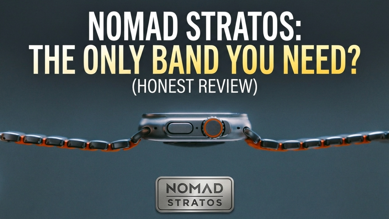 The Only Apple Watch ⌚️ Band You’ll Ever Need? An Honest Review of the Nomad Stratos Band