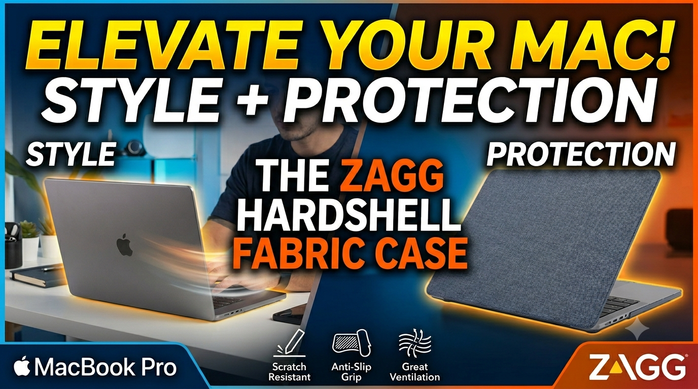 Elevating Style and Protection: The ZAGG Hardshell Fabric Case for MacBook Pro