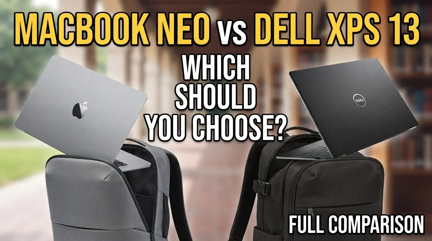 MacBook Neo vs. Dell XPS 13: Which One Belongs in Your Backpack?