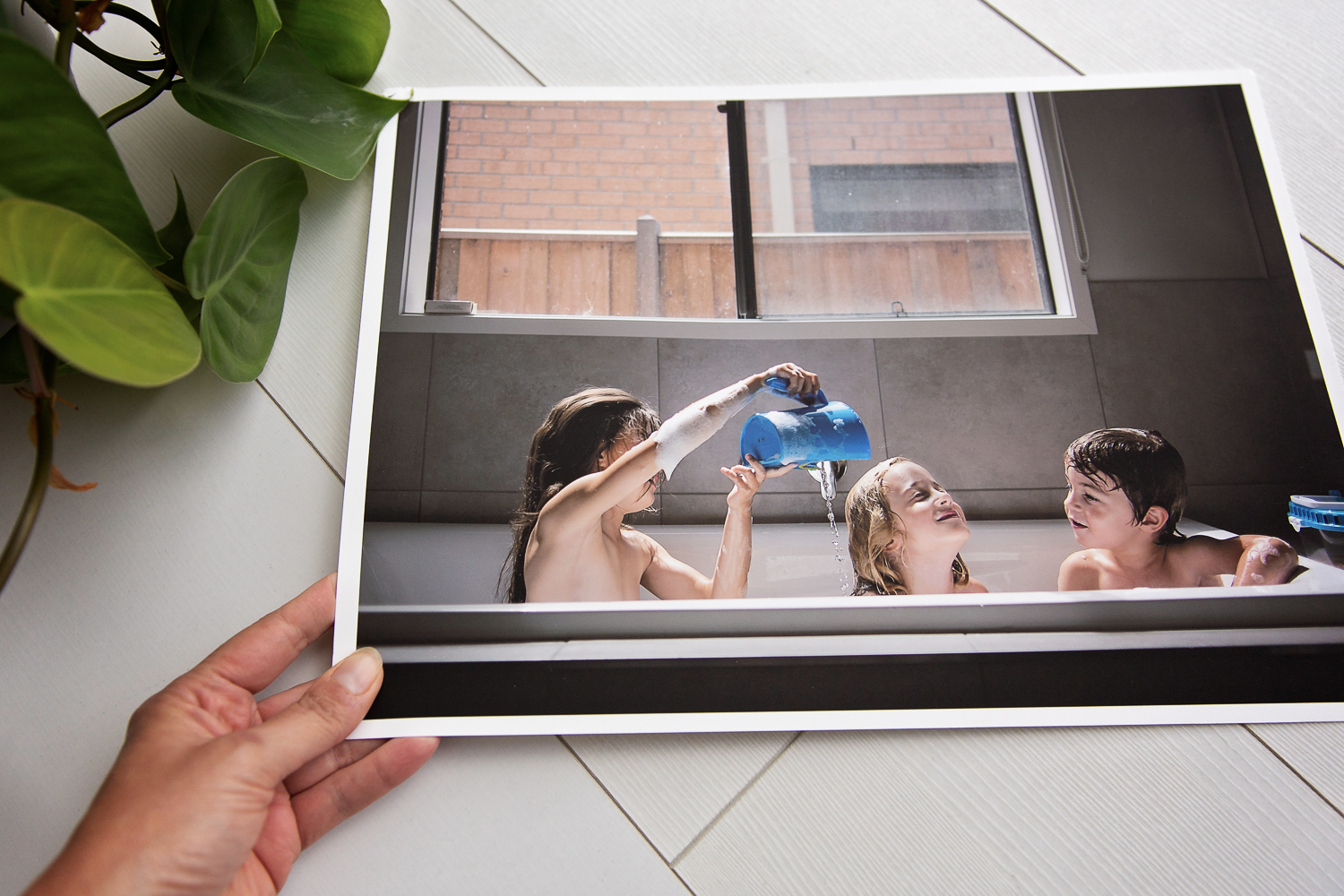 Professional family photo print by Three Wishes Photography