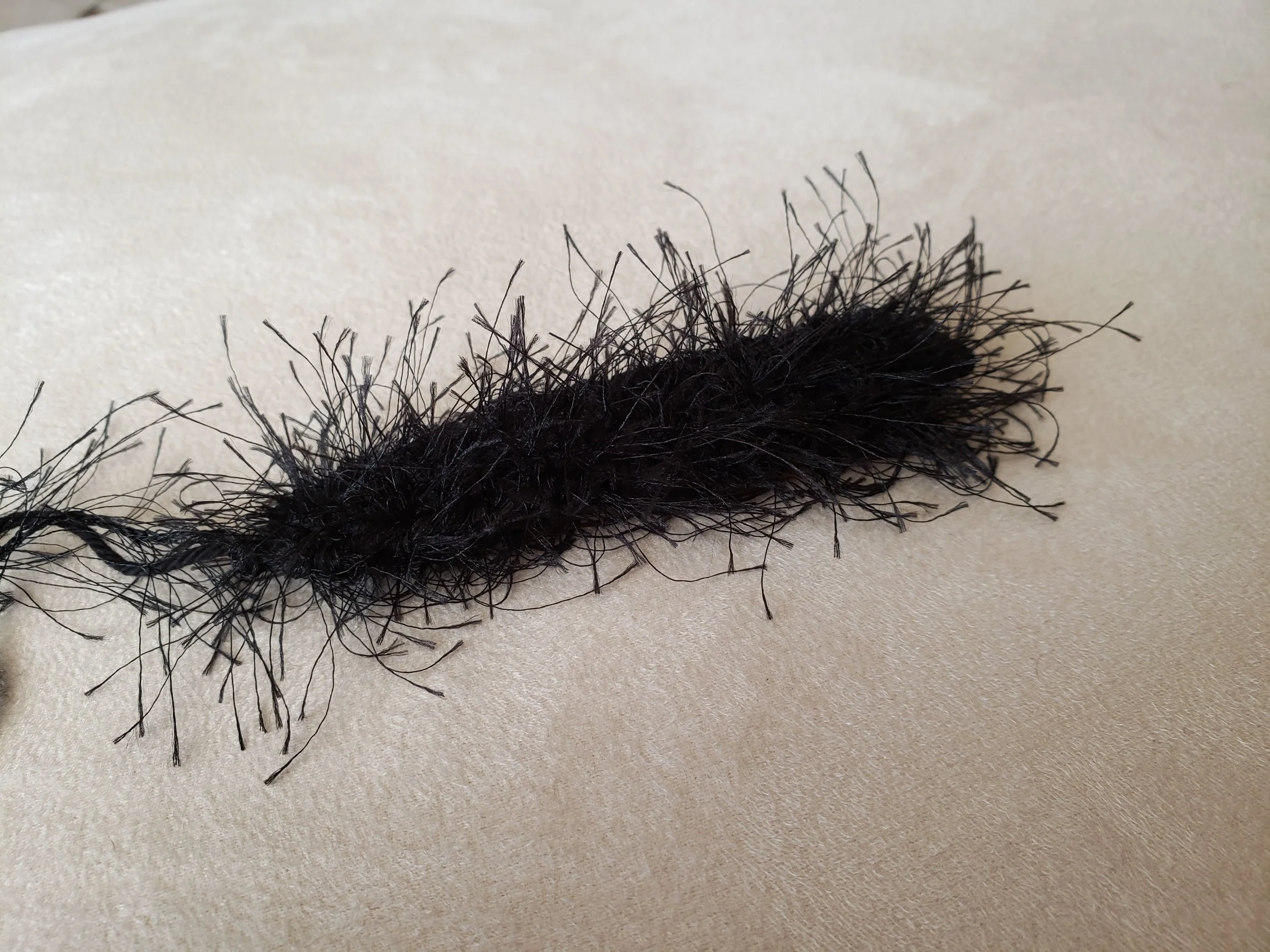 Mane Option #1 Made with Eyelash Yarn
