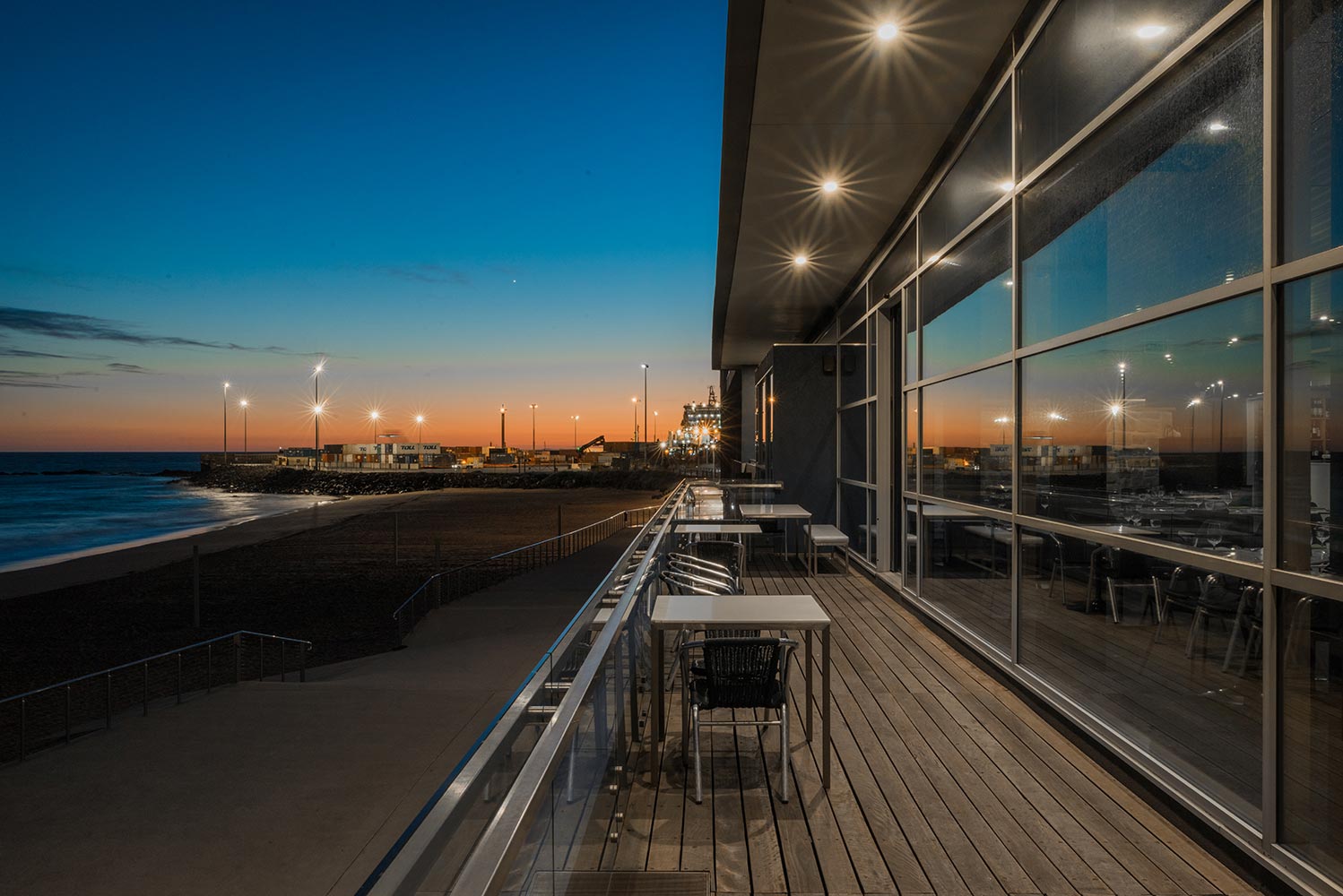 Sunrise on the deck