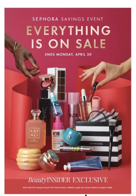 Sephora Spring Savings Event - Window 