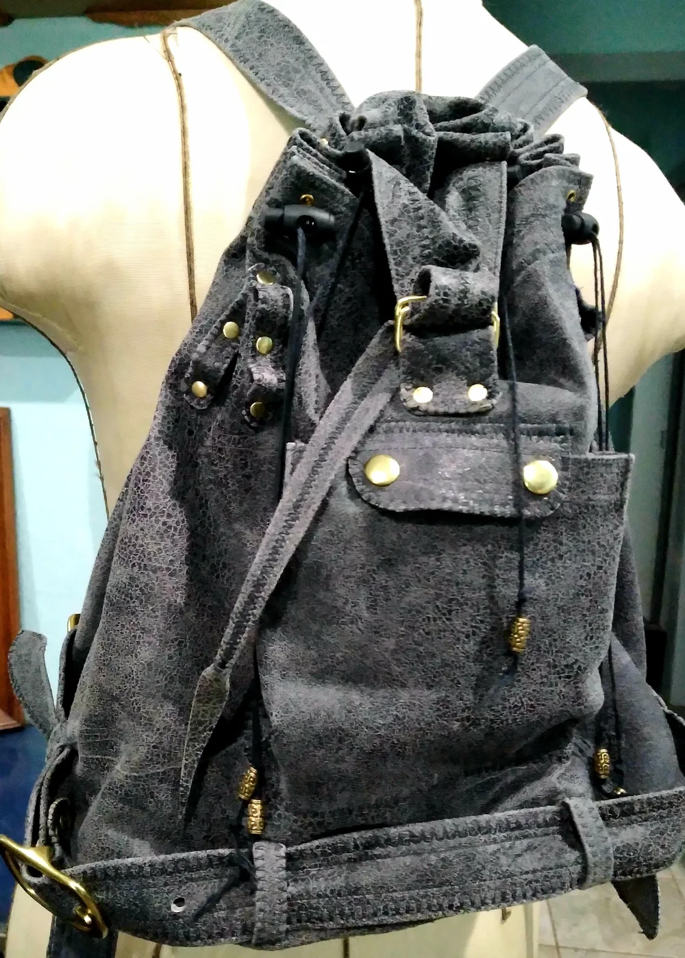 Leather Backpack The Adventurer's Emporium Leather Backpack The Adventurer's Emporium