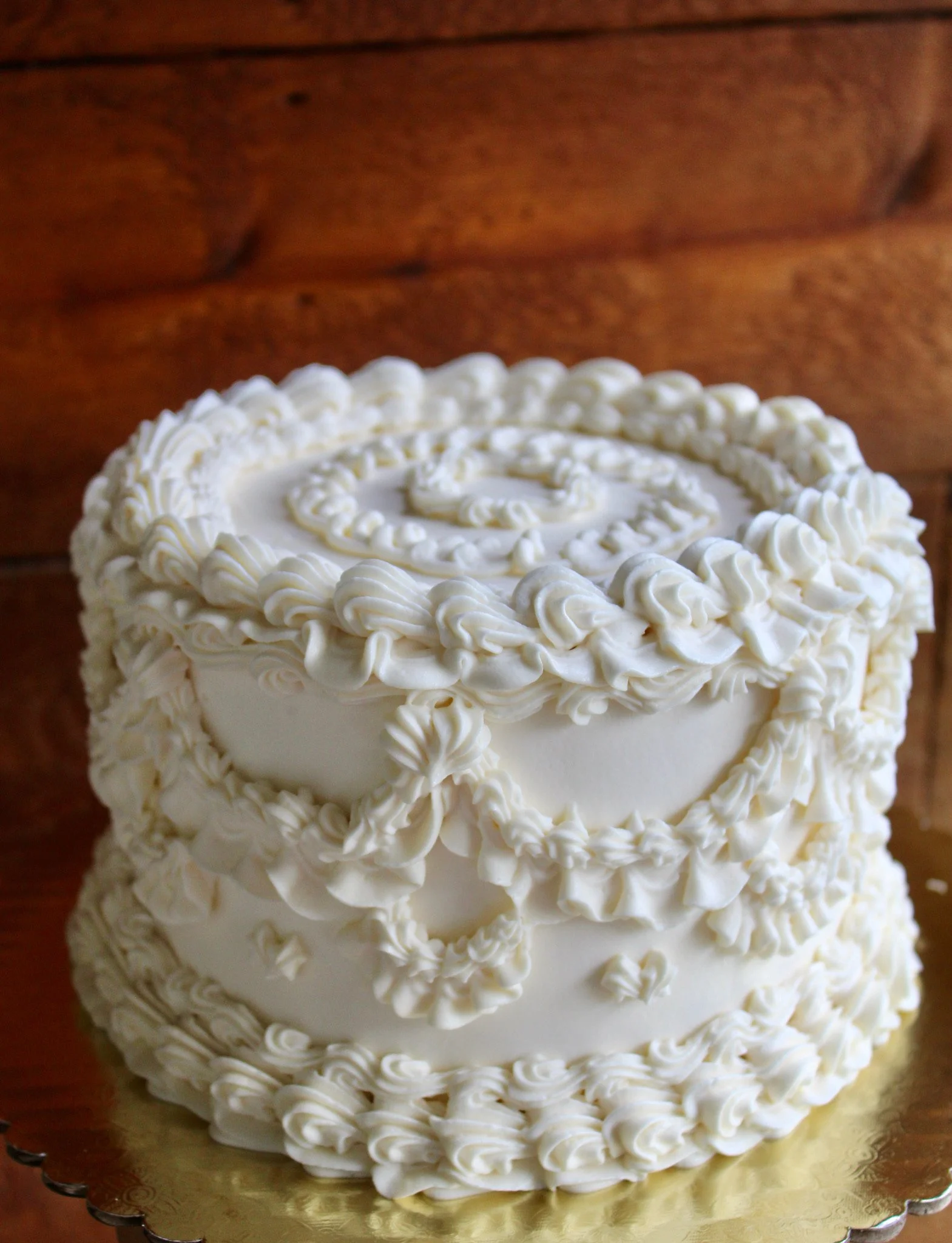 Vintage Style Vanilla Cake