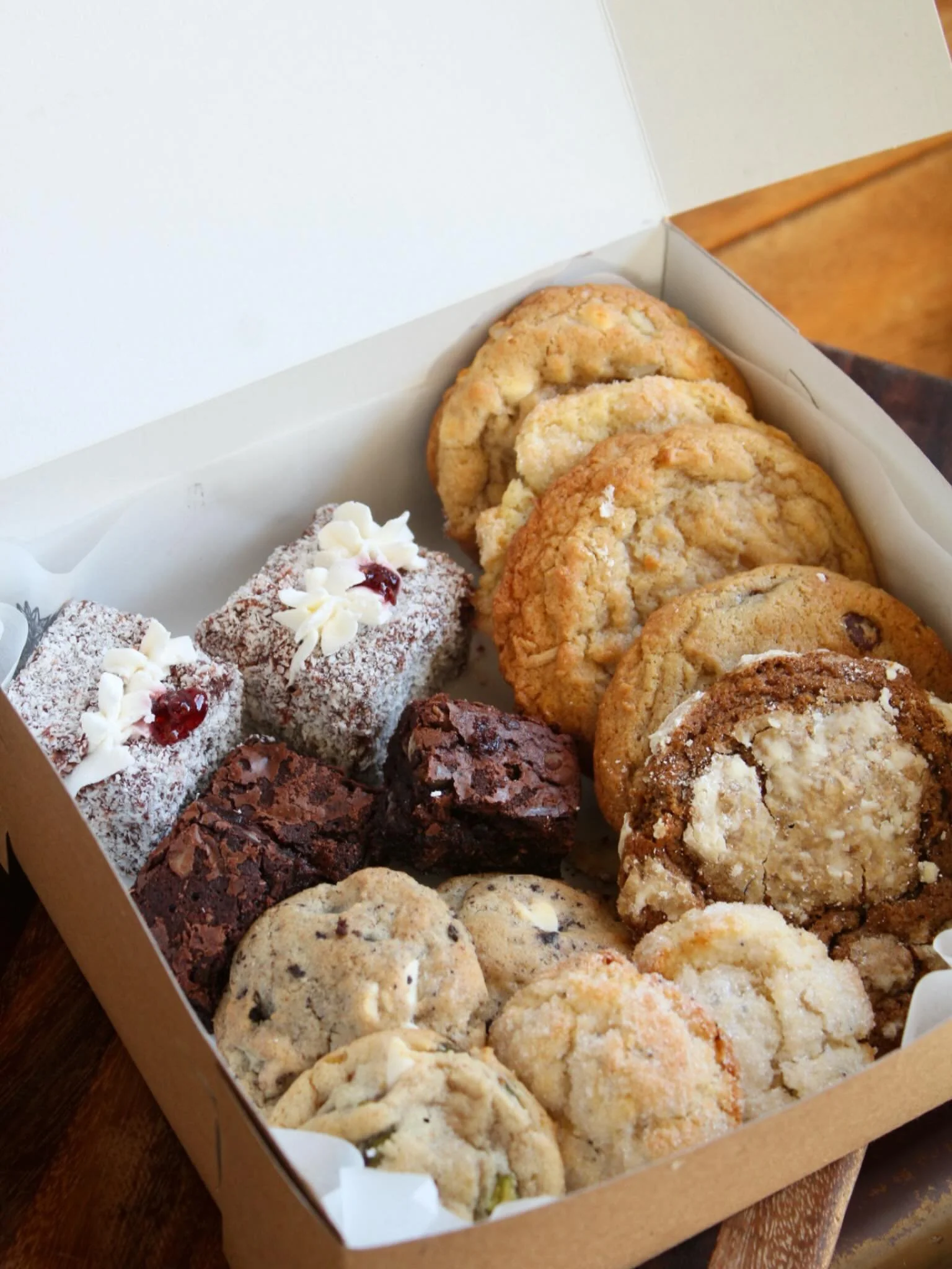 Assorted cookie boxes, available for order 
808-332-7001