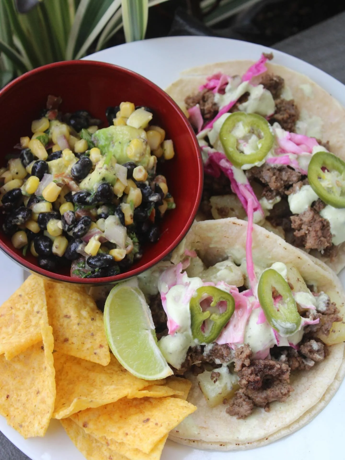 Taco Tuesday! Beef &amp; papas (potatoes) with side of cowboy caviar &amp; tortilla chips
11am-3pm (808)332-7001
