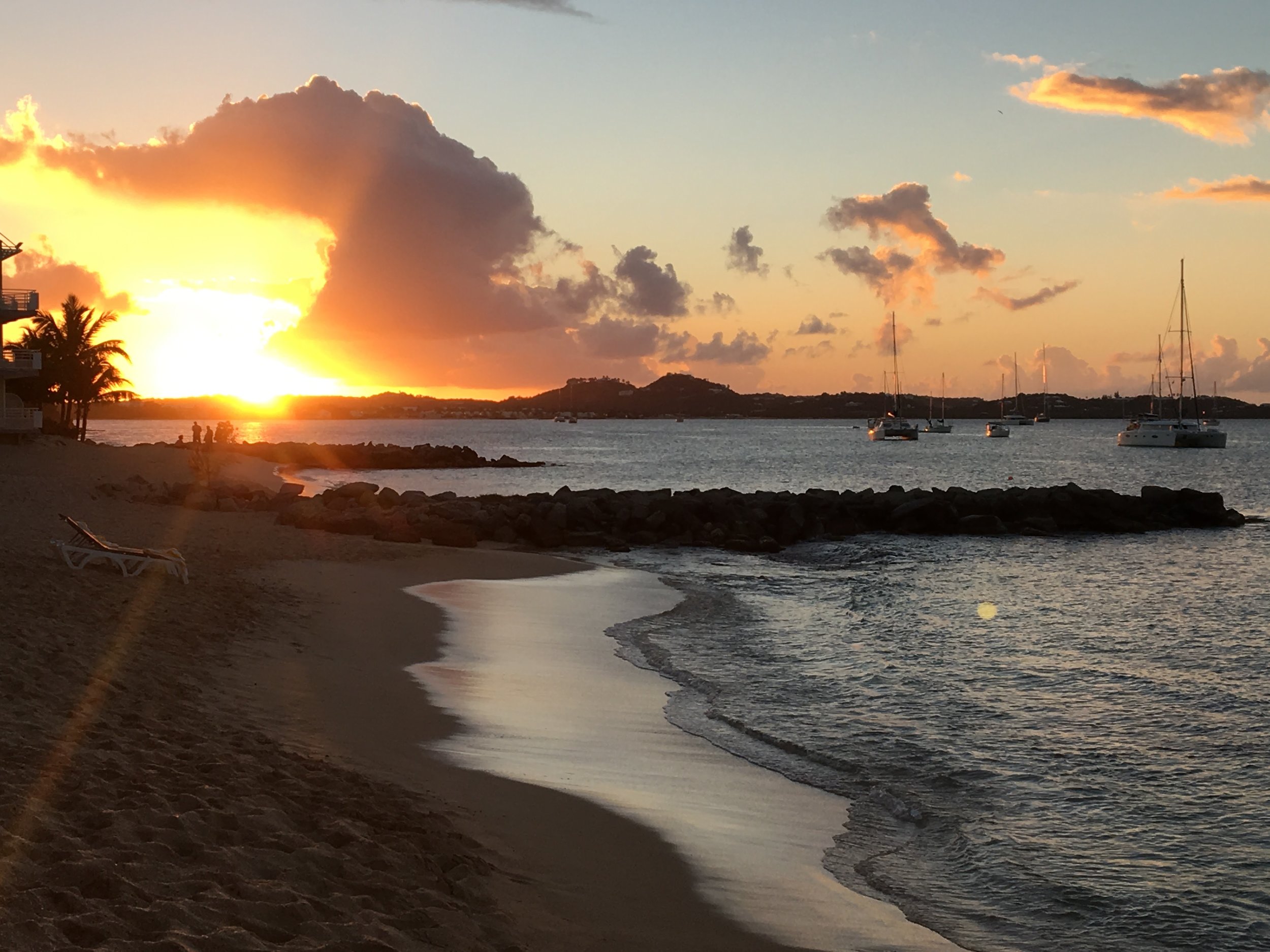 Sunset in St. Martin - 55 by 55 Travel