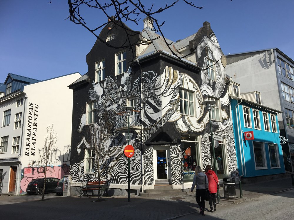Painted Building- Iceland - 55 by 55 Travel