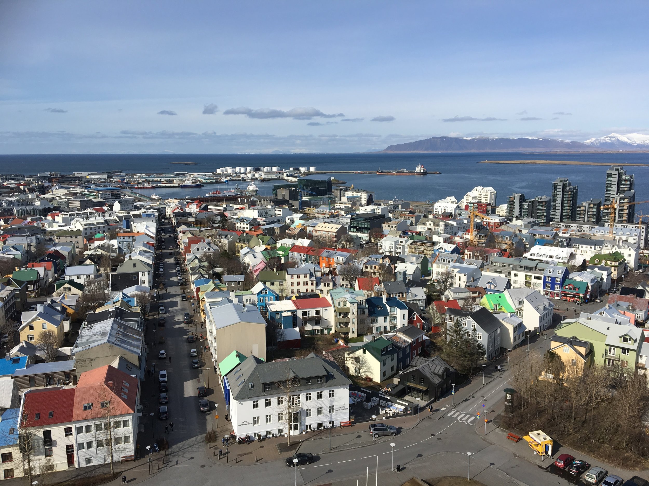 Rooftops in Reykjavik - 55 by 55 Travel