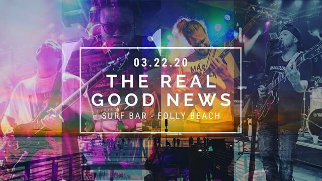 We were really looking forward to playing this Sunday night set at Surf Bar. Stay safe Folly and we hope we can all rock out together soon enough! Support your local businesses and artists through this tough time and stay positive. We miss you Surf B