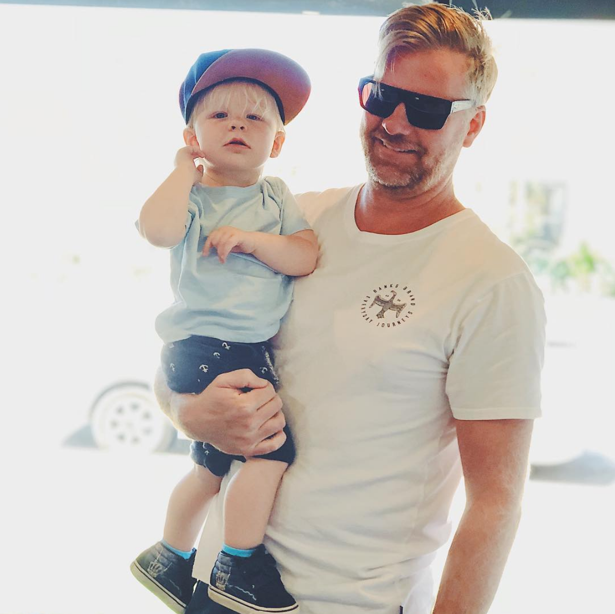 Owner, Jay Lewis, and his son