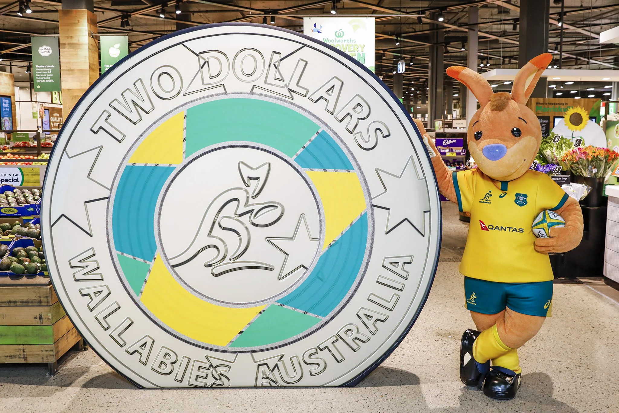 AUSTRALIAN MINT LAUNCH WALLABIES COIN
