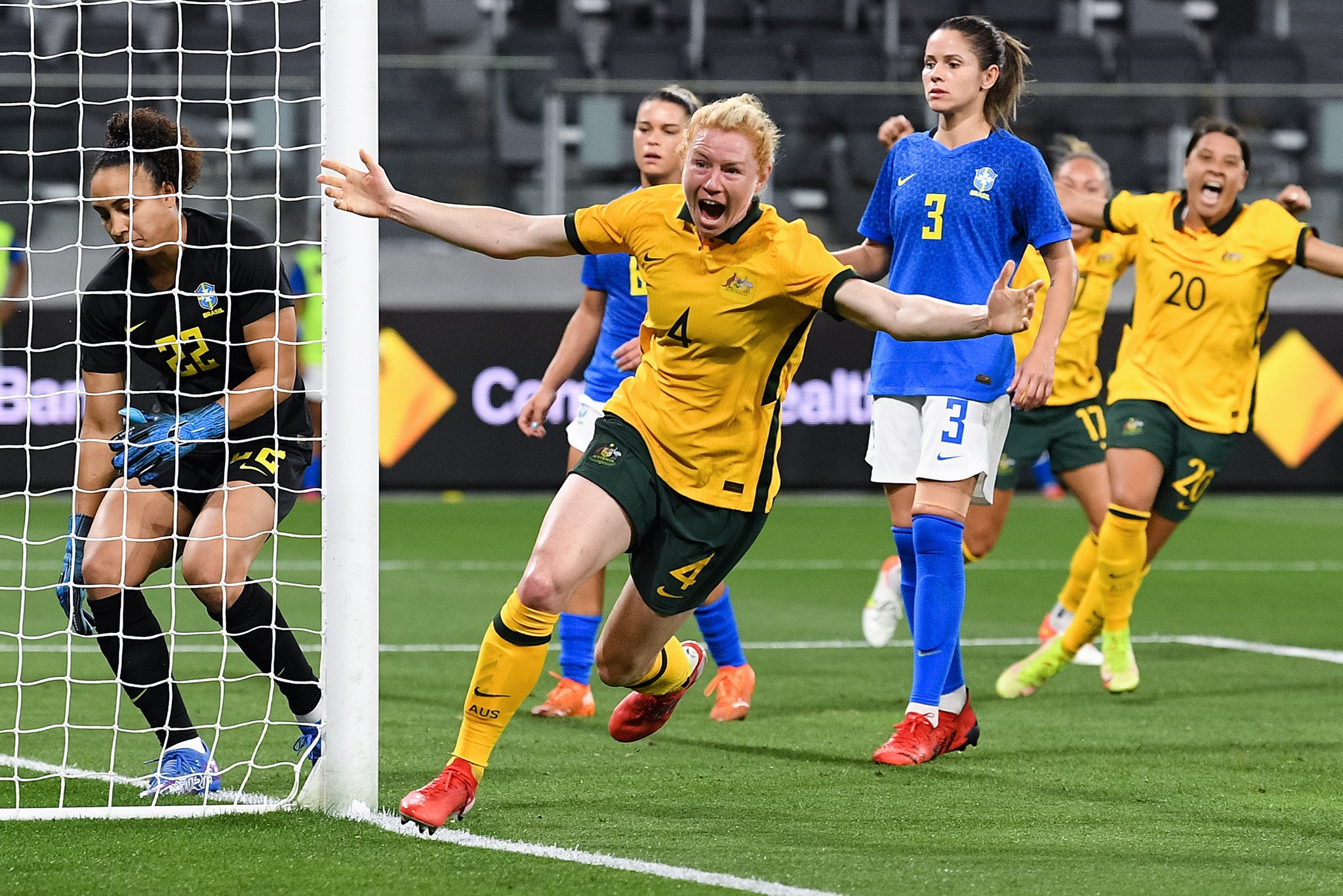 2021 Women's Soccer - Australia v Brazil