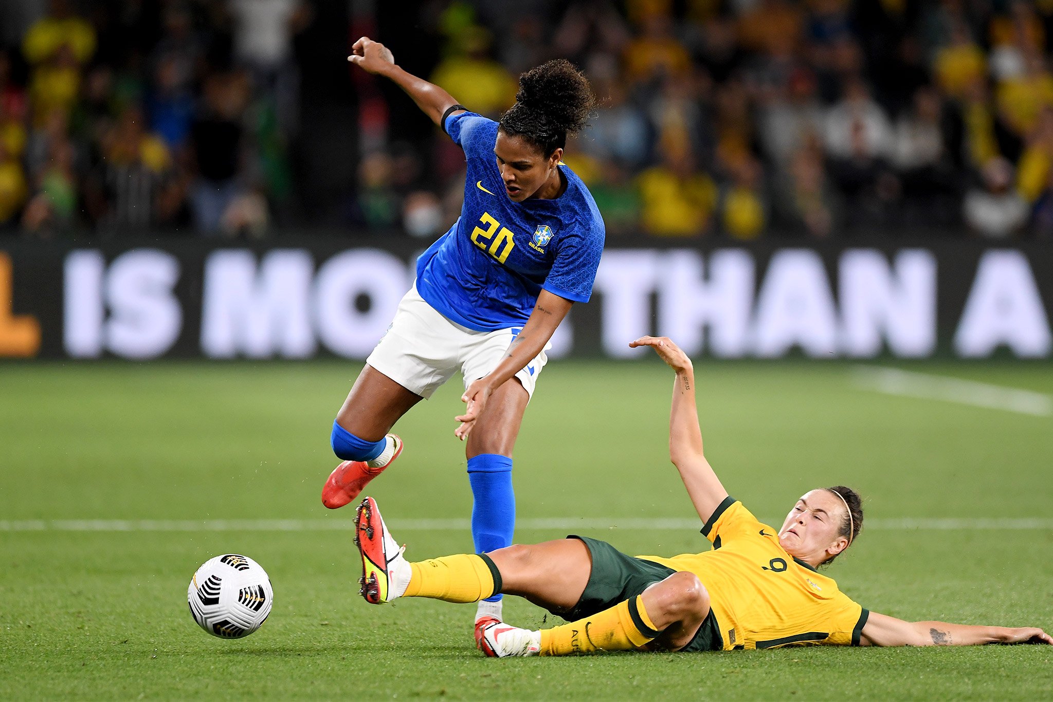 2021 Women's Soccer - Australia v Brazil