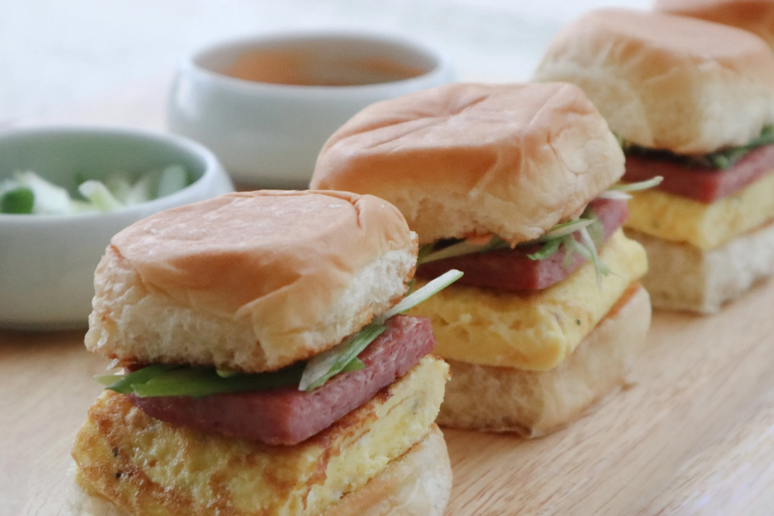 SPAM &amp; EGG SLIDERS