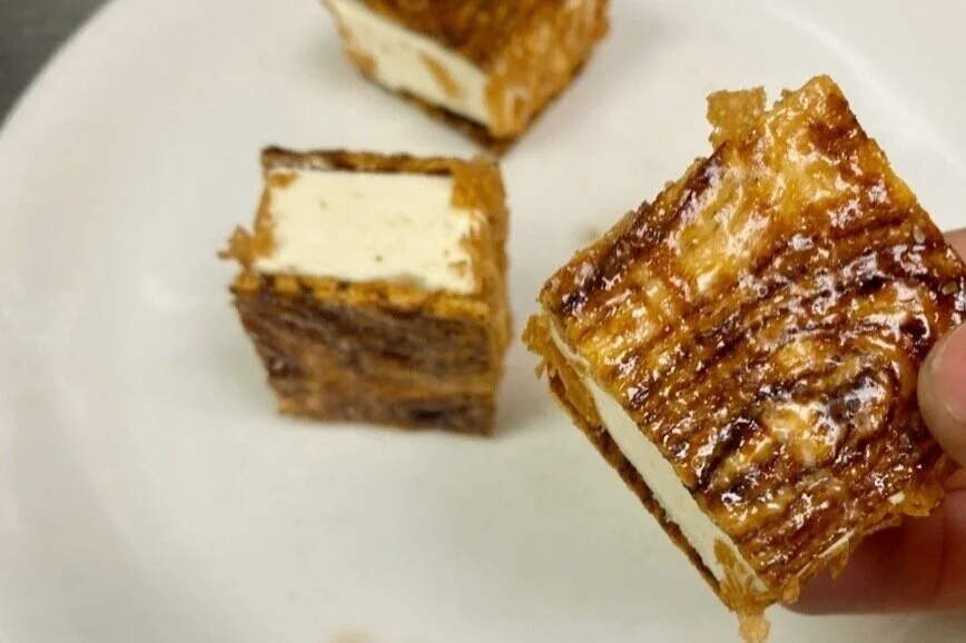  mousse “cereal milk” feuilletine 