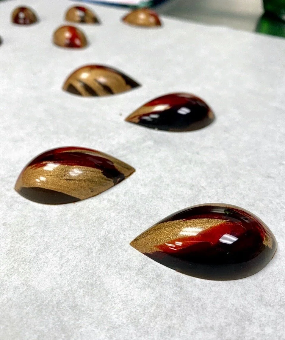 bonbons chocolate noir-fruit rouge