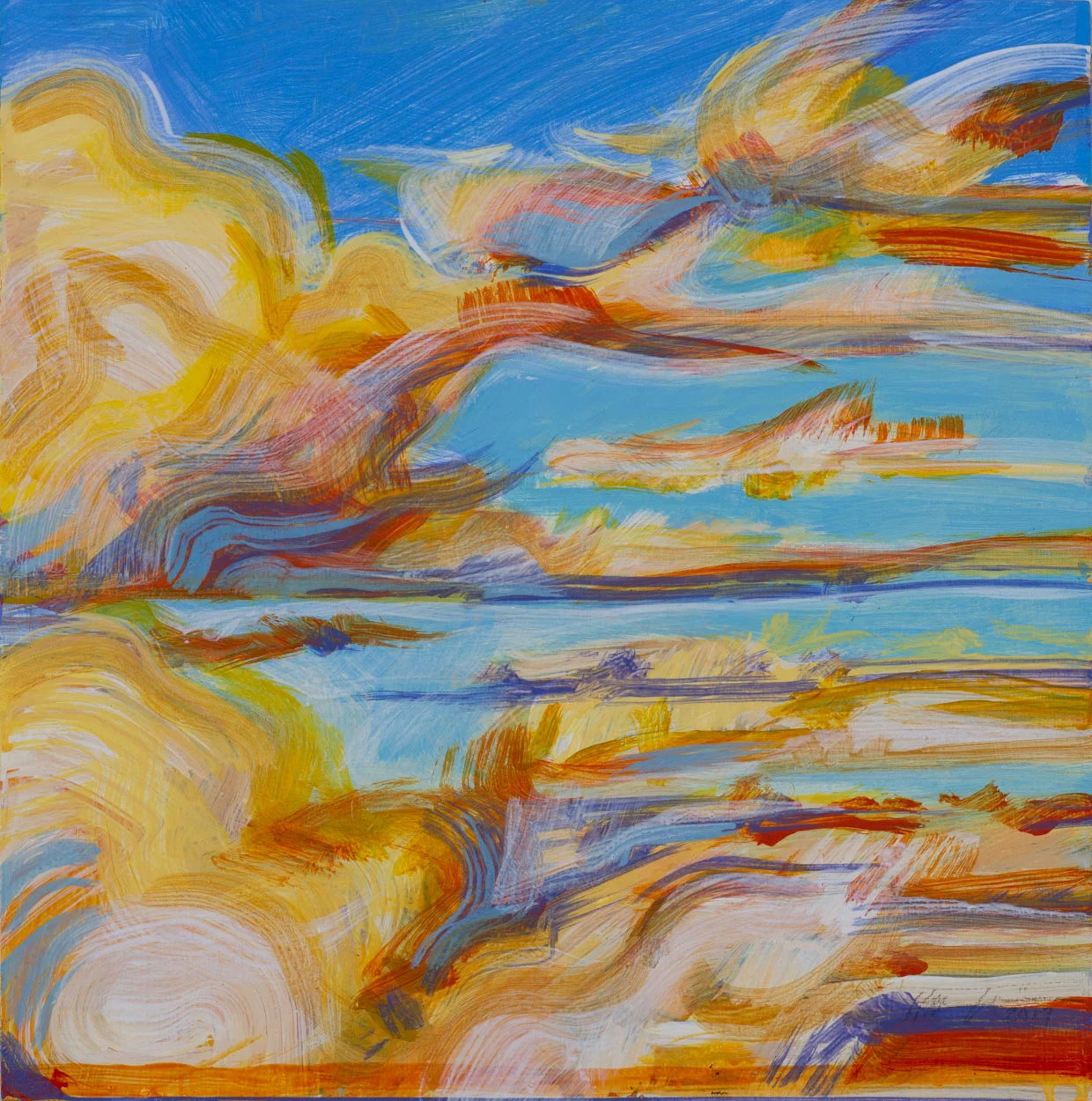 Sunset in the Clouds