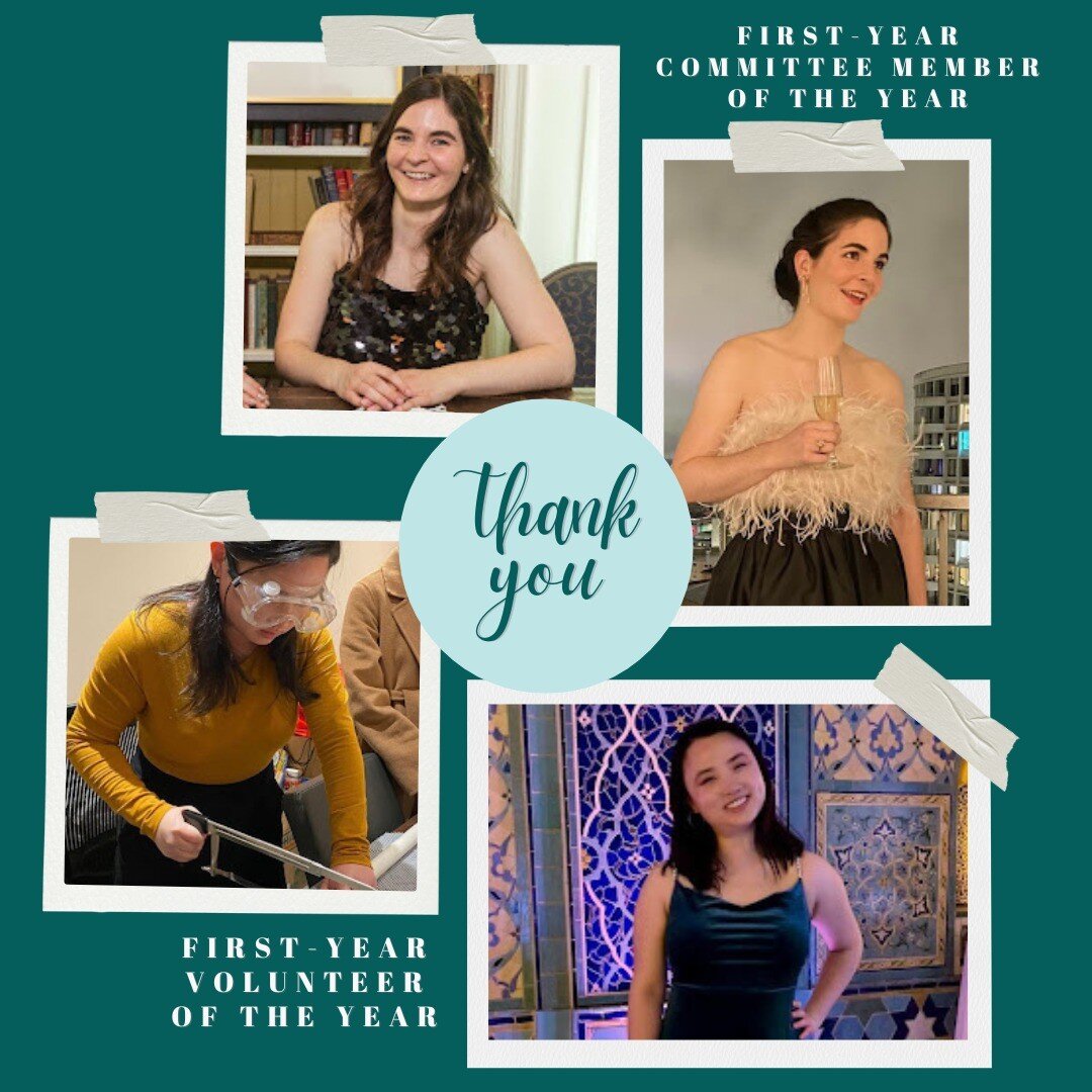Sending a huge Spinnie shout-out to a couple of our first-year members, Elizabeth Fulham and Chippy Yan! 🌟

Elizabeth went over and beyond her committee duties as part of the Legacy Benefit Committee by sourcing sponsorships, helping secure one of o