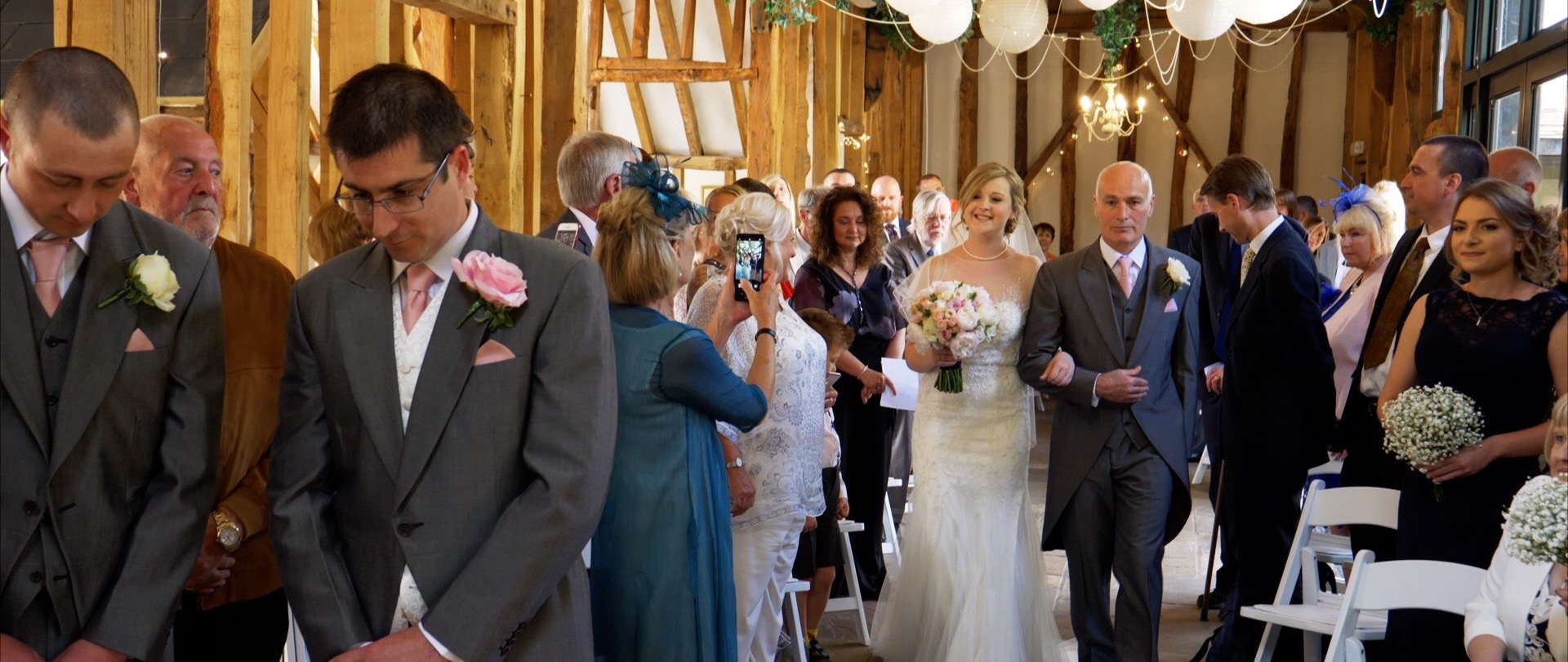 Here comes the bride at high house althorne.jpg