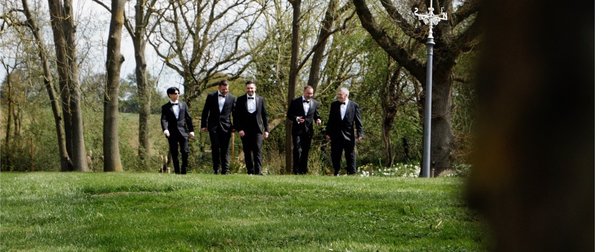 Morning stroll wedding day groomsmen video Essex.jpg