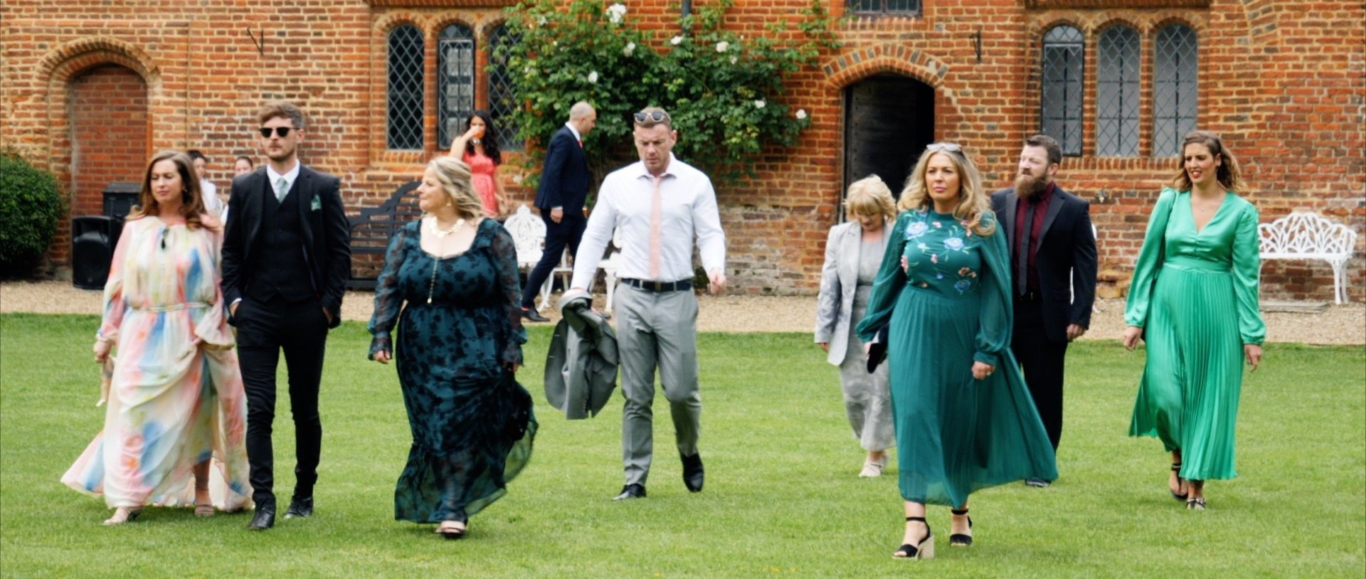 As the guests arrive at Leez Priory wedding videos 3 Cheers Media.jpg