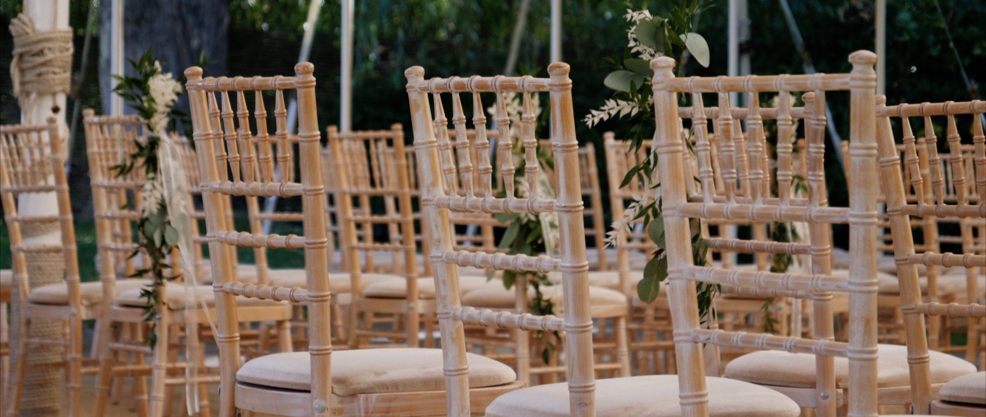 Wedding ceremony chairs at Houchins wedding venue Essex.jpg