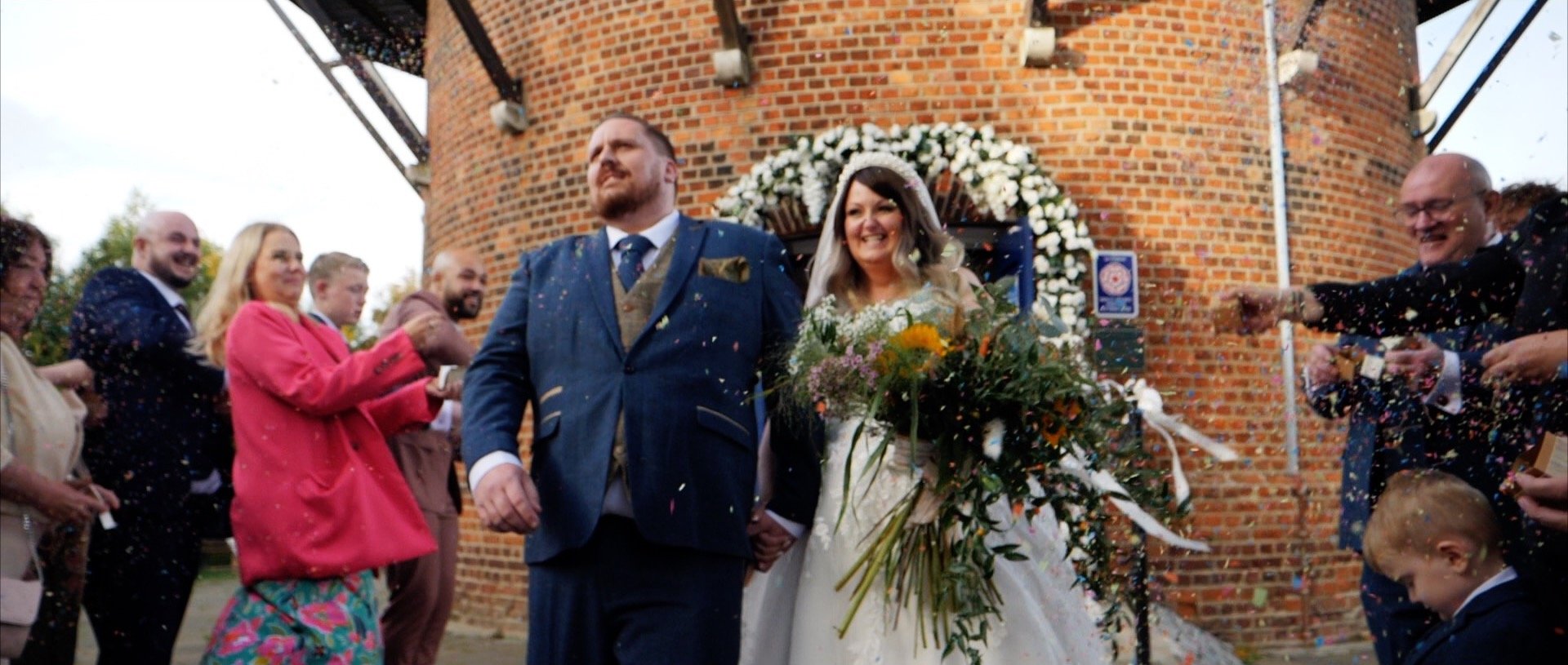 Confetti at Rayleigh windmill Essex wedding videos.jpg