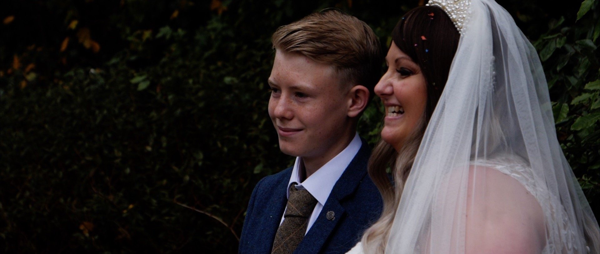 Mother and son at wedding in Essex .jpg