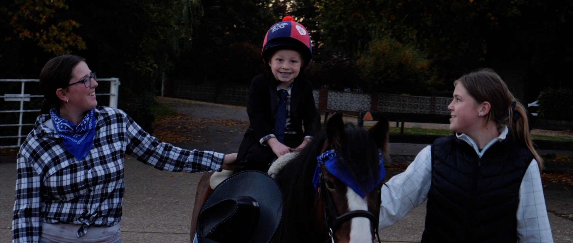 Pony rides at Essex wedding - Red brick barn.jpg